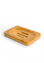 Jabonera Rectangular de bambú FSC