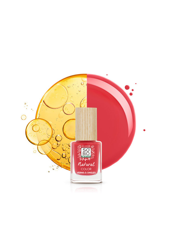 Esmalte de uñas, natural - 25 Rojo Amapola 11ml
