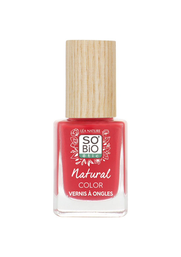 Esmalte de uñas, natural - 25 Rojo Amapola 11ml