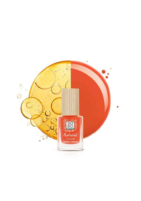 Esmalte de uñas, natural - 10 Rojo Aterciopelado 11ml