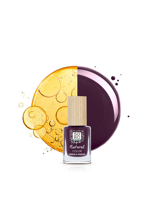 Esmalte de uñas, natural - 55 Ciruela Negra 11ml