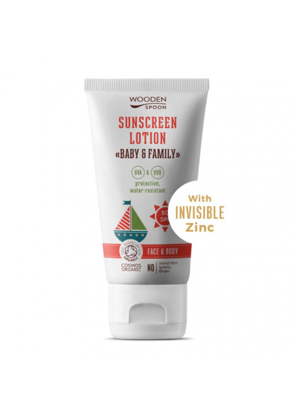 Loción solar Baby & Family SPF50 · Wooden Spoon
