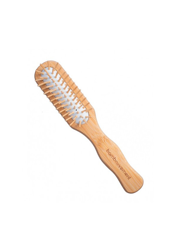 Cepillo de pelo de bambú  rectángular