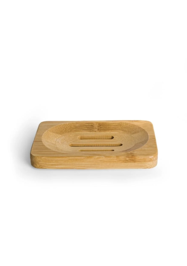 Jabonera Rectangular de bambú FSC
