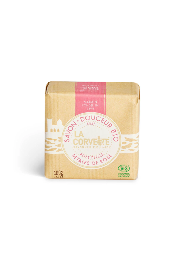 Jabón en Pastilla Pétalos de Rosa 100gr