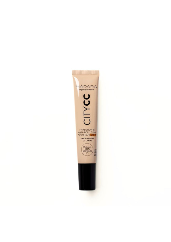 Mádara City CC · CC Cream Hyaluronic Anti-Pollution FPS15 · Medium · 15 ml