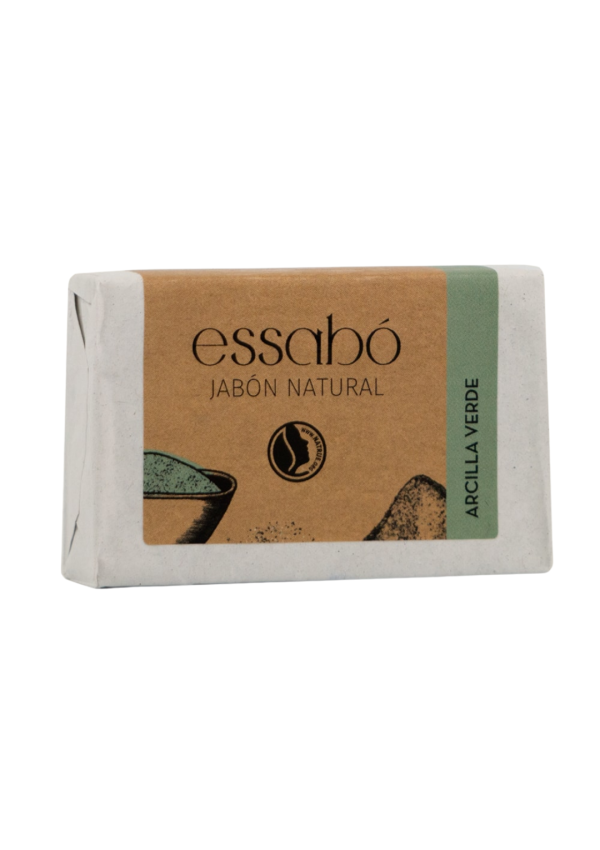 Jabón Natural de Arcilla verde 100 gr