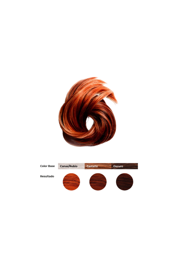 Tinte Castaño Claro Caoba 4.5 100gr.