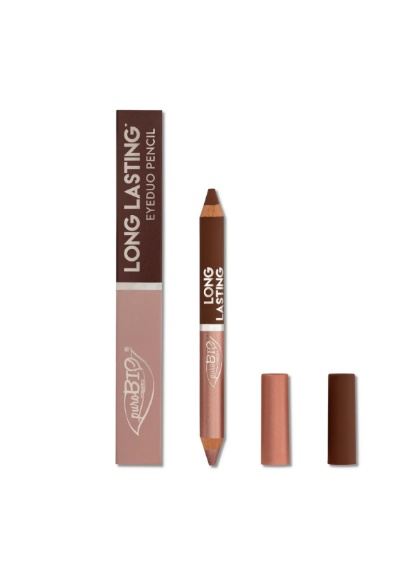 Lápiz Dúo Jumbo Ojos ·Rosa / Marrón Cálido · 4,2 g
