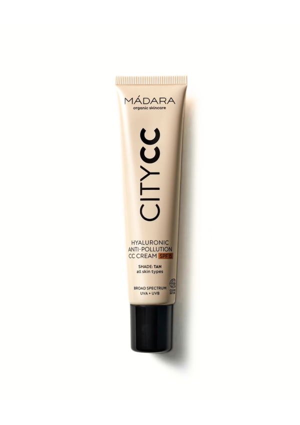 Mádara City CC · CC Cream Hyaluronic Anti-Pollution FPS15 · Tan · 40 ml