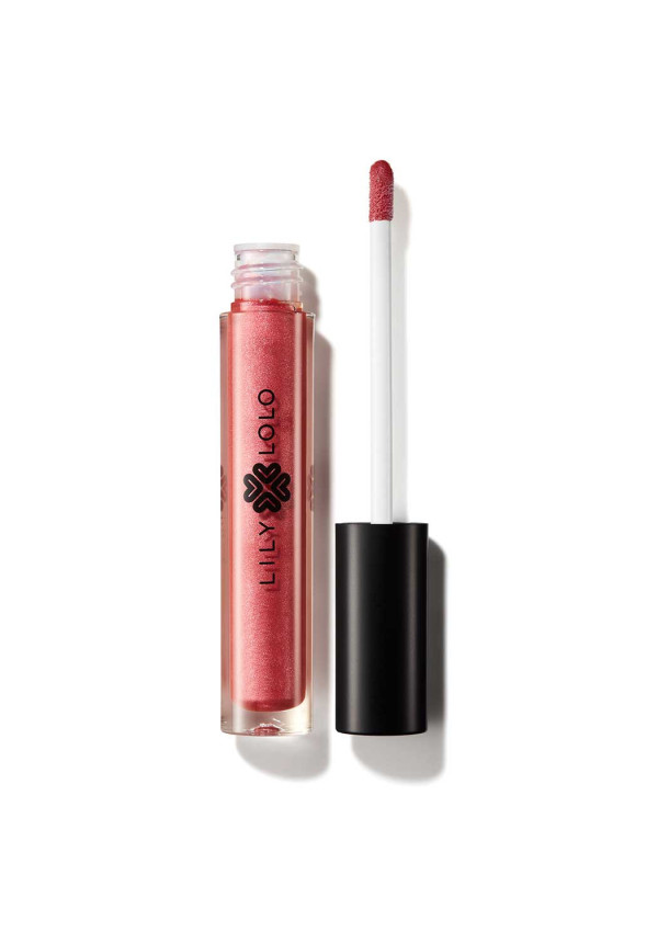Brillo de Labios Bitten Pink · Rosa Rubí Shimmer · 4ml