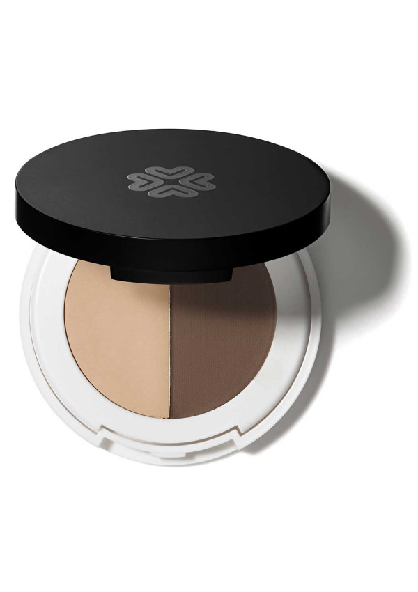 Dúo para Cejas Medium · Polvo y Cera Fijadora · 2gr · Nakai