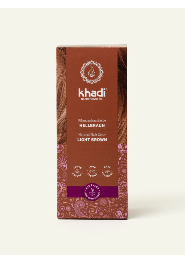 Castaño Claro · Tinte Vegetal Marrón Cálido · 100 g