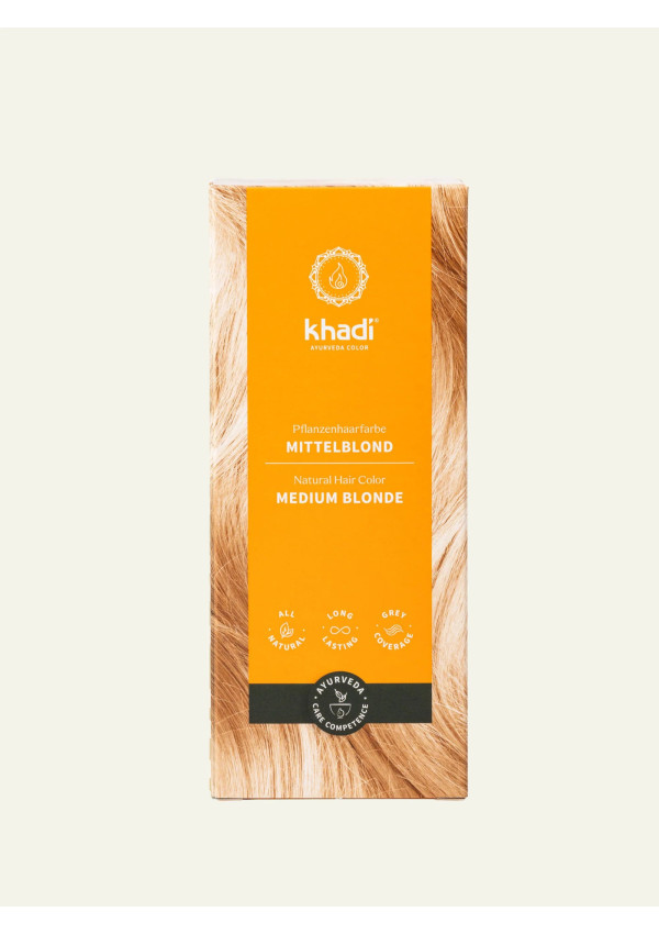 Rubio Medio · Tinte Vegetal Dorado Caramelo · 100 g