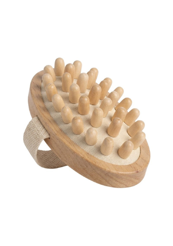 Cepillo masajeador anticelulitis bambú