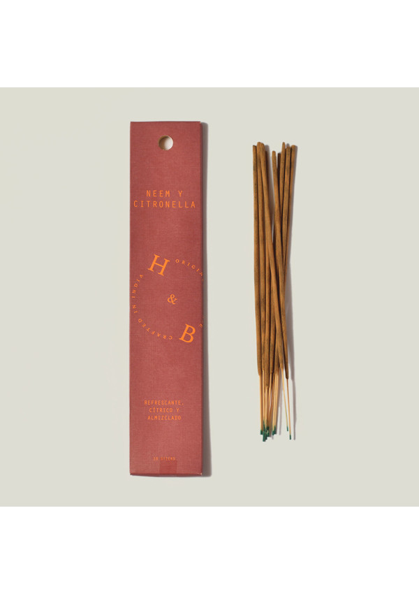 Incienso Natural de Neem y Citronella (antimosquito)