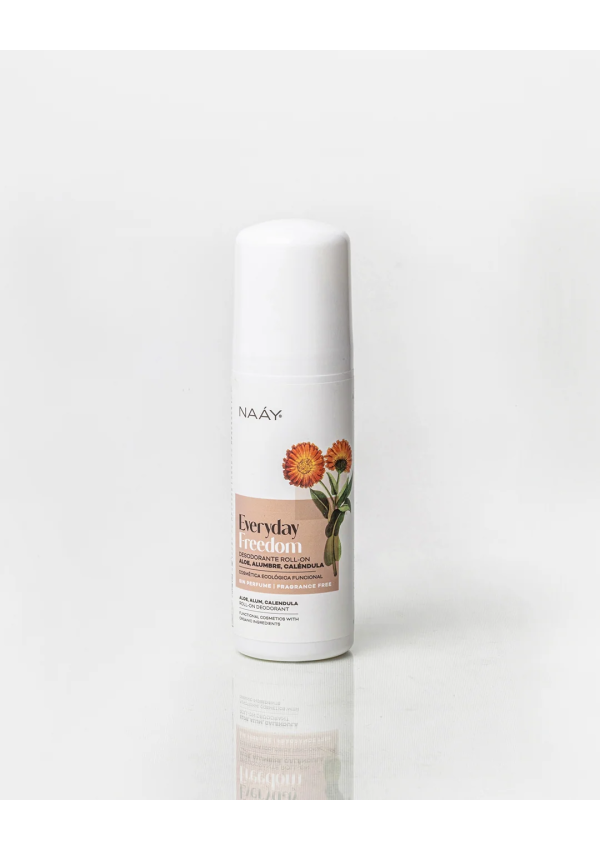 Desodorante roll-on sin perfume con alumbre mineral | Naáy Botanicals
