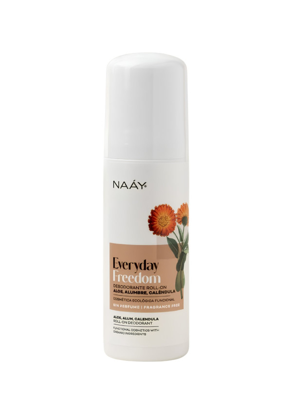 Desodorante roll-on sin perfume con alumbre mineral | Naáy Botanicals