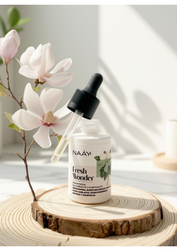Sérum purificante con ácido shikímico y niacinamida | Naáy Botanicals