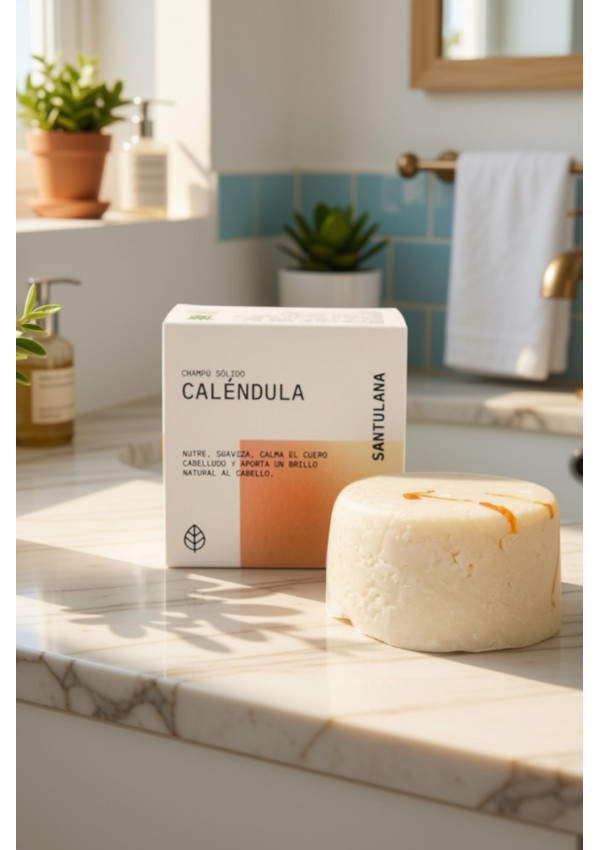 Champú Sólido Ecológico Caléndula  | Santulana