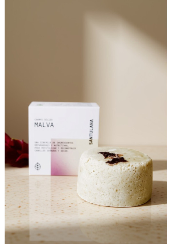 Champú Sólido Ecológico Malva ·Hidratante | Santulana