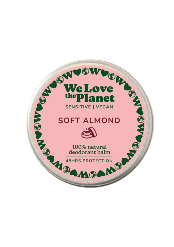 Desodorante Vegano en Crema Soft Almond 35g – We Love The Planet | Hipoalergénico y Sin Bicarbonato