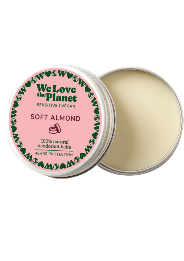 Desodorante Vegano en Crema Soft Almond 35g – We Love The Planet | Hipoalergénico y Sin Bicarbonato