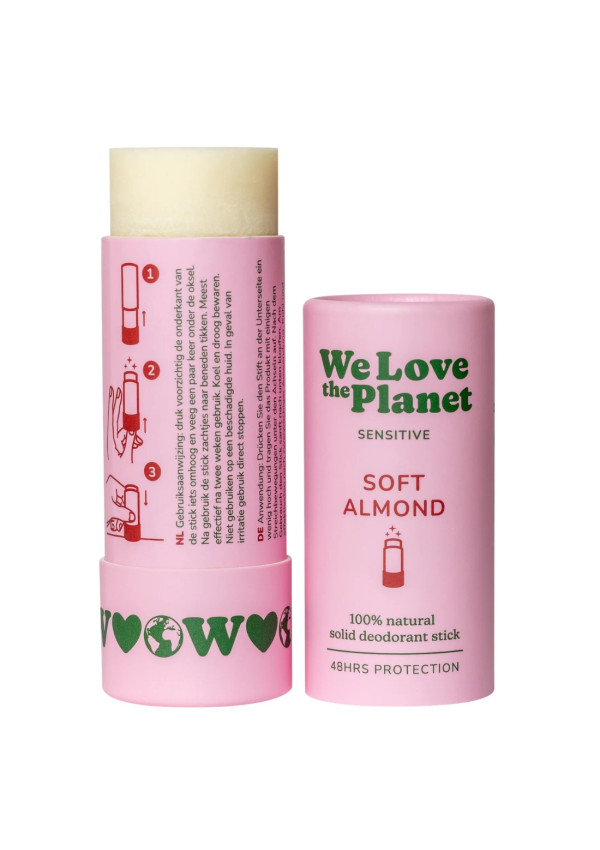 Desodorante en Stick Soft Almond · 40 g | We Love The Planet