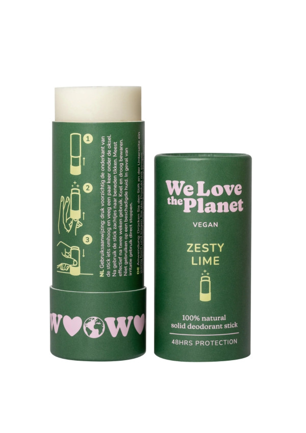Desodorante Vegano en Stick Zesty Lime · 40 g | We Love The Planet