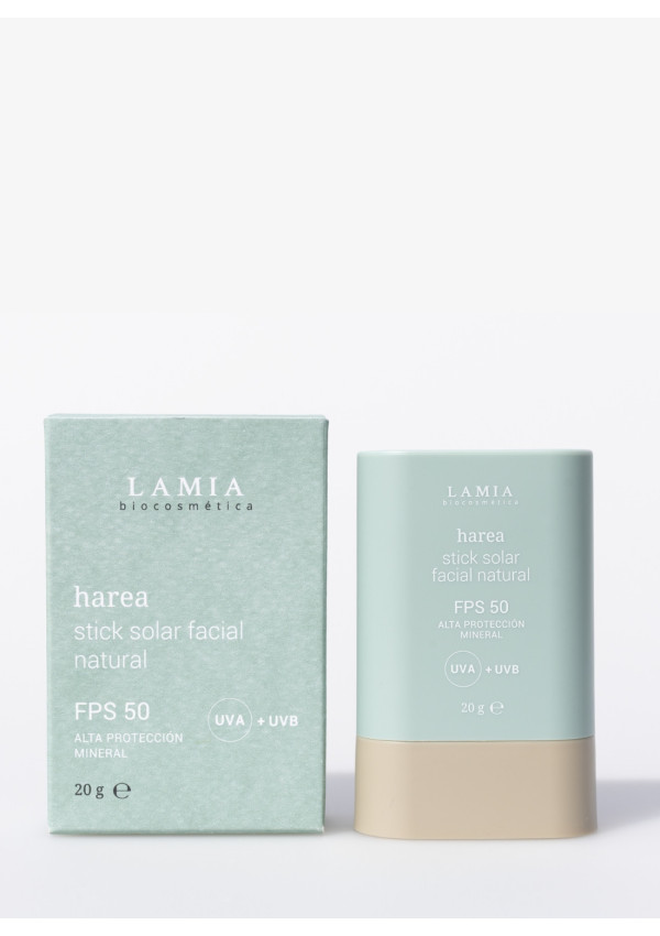 Harea Stick Solar FPS 50 mineral sin color | Lamia Biocosmética