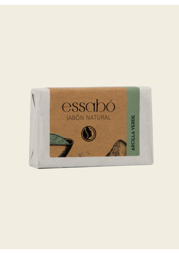 Jabón Natural de Arcilla Verde · 100 g