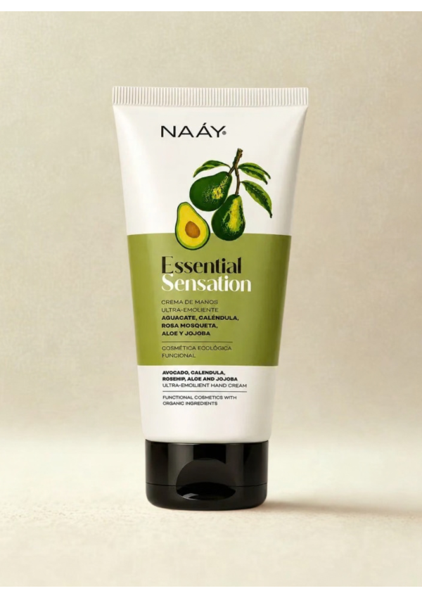 Essential Sensation , Crema de manos reparadora | Naáy Botanicals