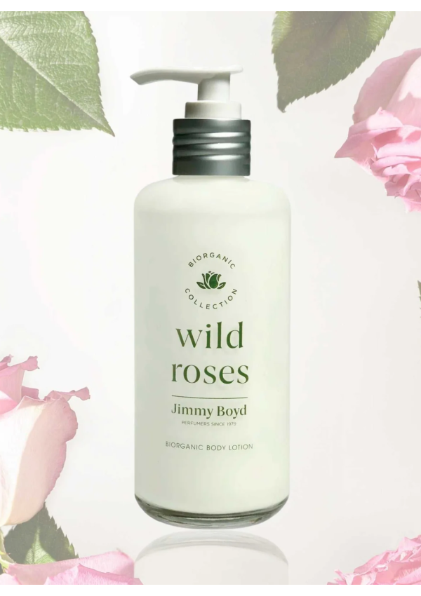 Loción Corporal Wild Roses 200 ml de Jimmy Boyd, crema corporal natural con aroma de rosas