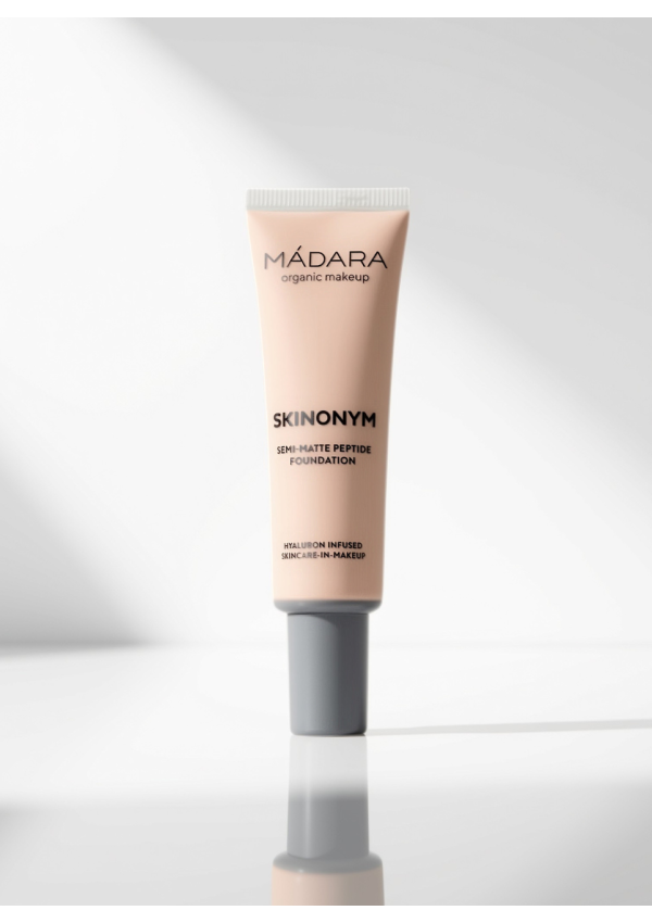 Skinonym · Base de Maquillaje Semimate con Péptidos · 30 ml