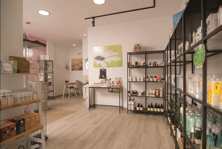 Tienda física de Cosmética Natural en Madrid