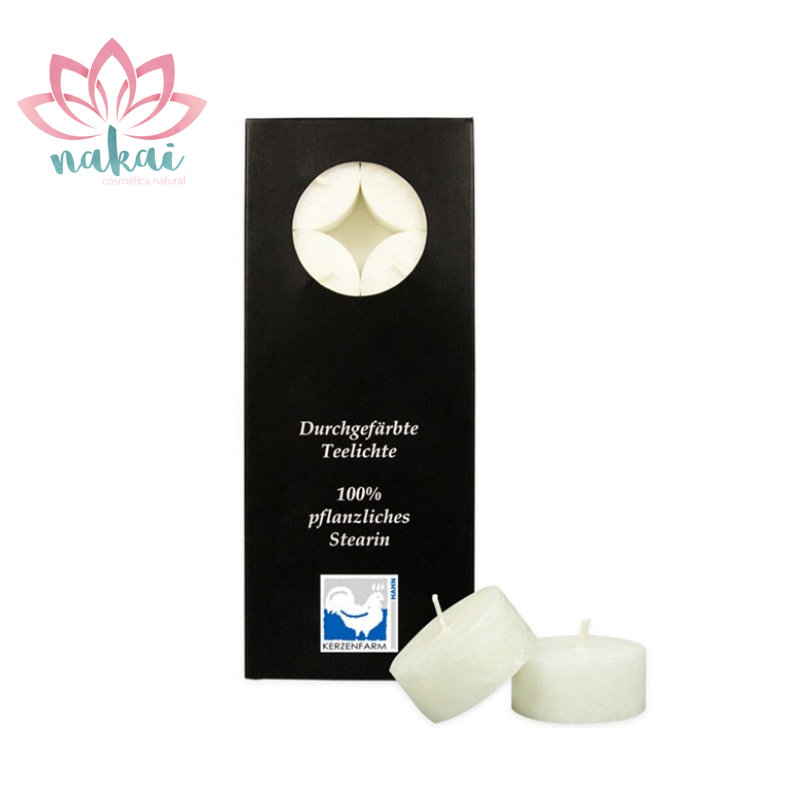 Vela de té Blanca 10 unds. Blancas Vela de té Blanca 10 unds. Blancas