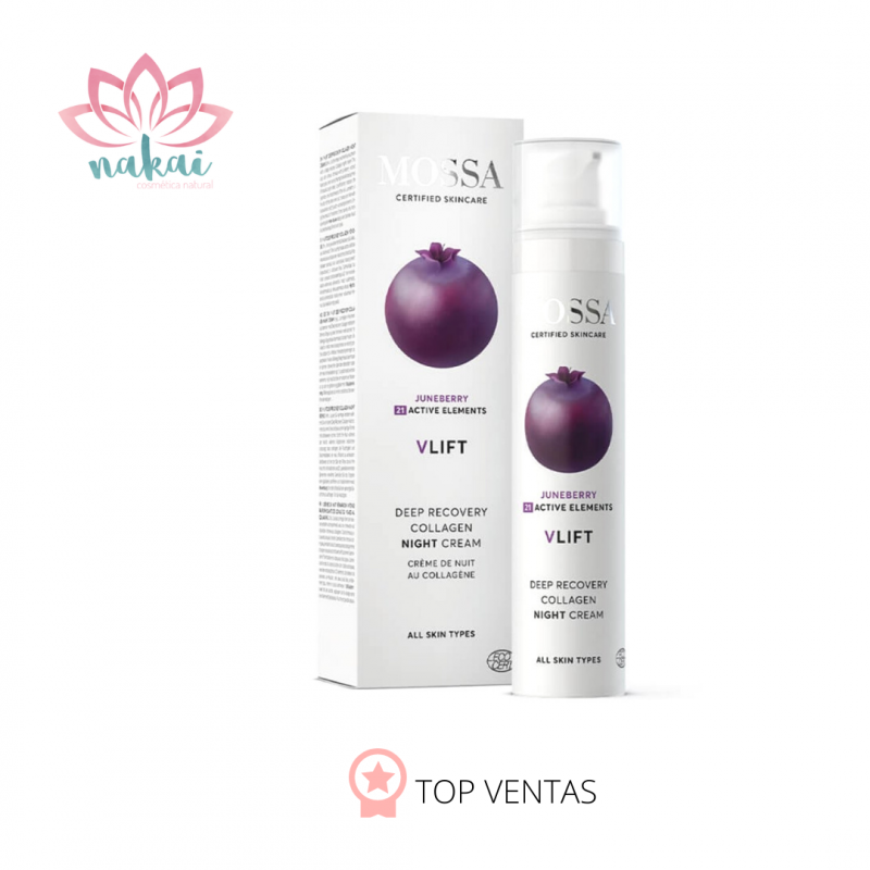 Crema de Noche Colageno VLift MOSSA 50 ml Crema de Noche Colageno VLift MOSSA 50 ml