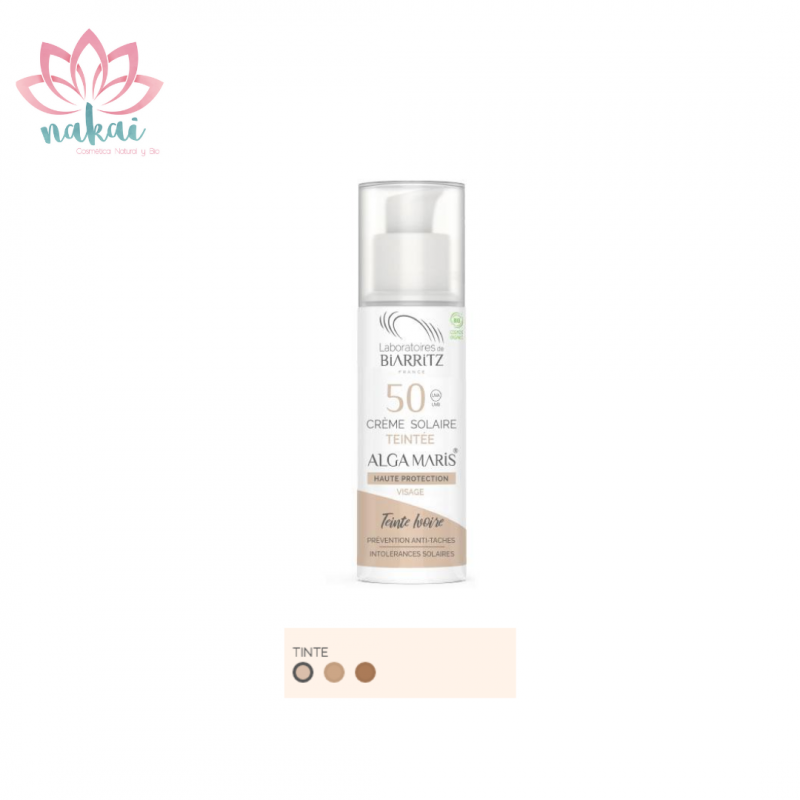 Crema Solar Facial SPF 50 Color Marfil 50 ml