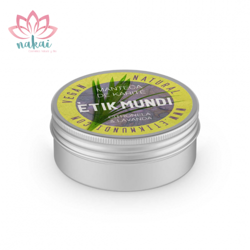 Manteca de karité ecológica con citronela y lavanda 100ml