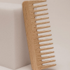 Forsters Peine de madera de diente ancho, Haya | para cabello rizado