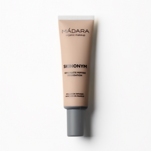 Skinonym · Base de Maquillaje Semimate con Péptidos · True Beige 35 · 30 ml