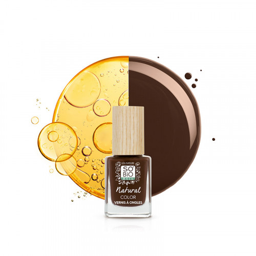 Esmalte de uñas, natural - 75 Marrón Chocolate 11ml