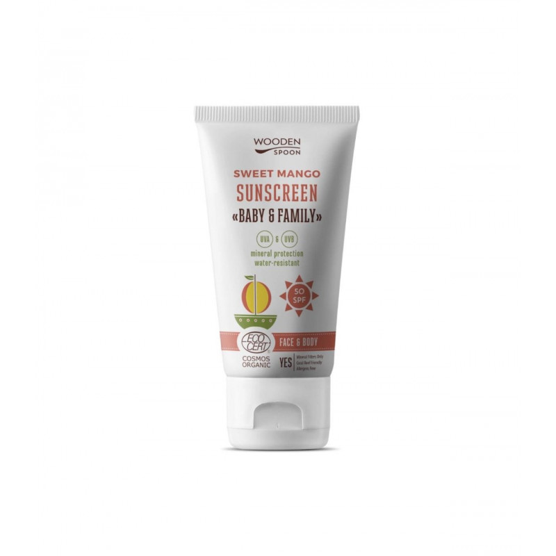 Loci&oacute;n solar Baby & Family "Sweet Mango" SPF 50 150 ml