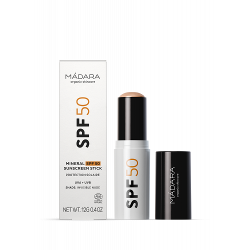 Protector solar mineral en barra con FPS 50 12 g