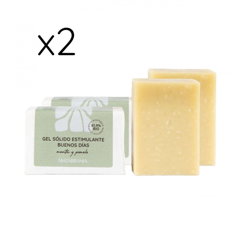 Pack 2x Gel S&oacute;lido Estimulante &ldquo;Buenos D&iacute;as&rdquo; 100 gr