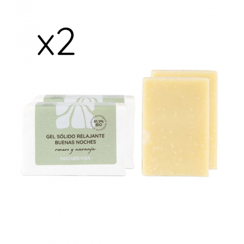 Pack 2x Gel Sólido Relajante “Buenas Noches" 100 gr