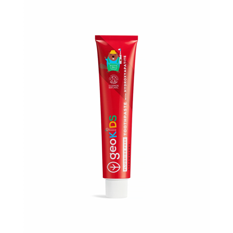 Pasta dental infantil con hidroxiapatita - Fresa - Sin fl&uacute;or 75 ml