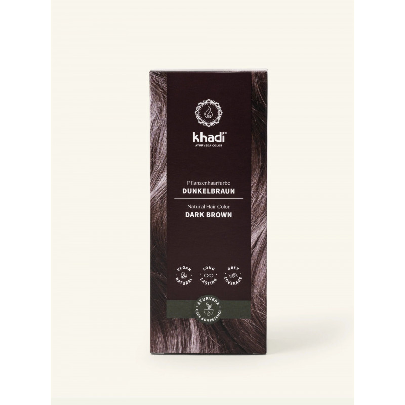 Casta&ntilde;o Oscuro &middot; Tinte Vegetal Marr&oacute;n Intenso Profundo &middot; 100 g