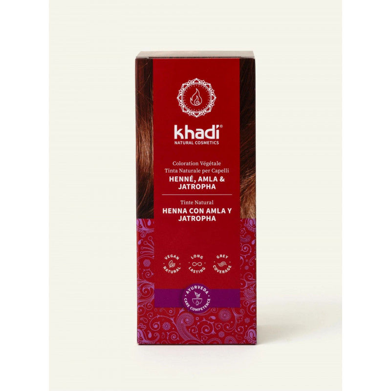 Henna natural con Amla y Jatropha 100gr