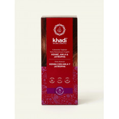 Henna, Amla & Jatropha · Coloración Vegetal Rojo Oscuro · 100 g